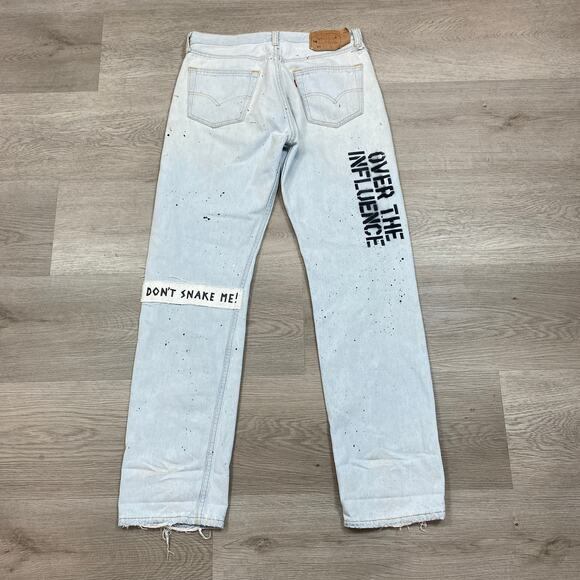 Local Authority VTG 90s Levi's Reworked Denim Jacket and Jeans Set Y2K - Picture 5 of 13